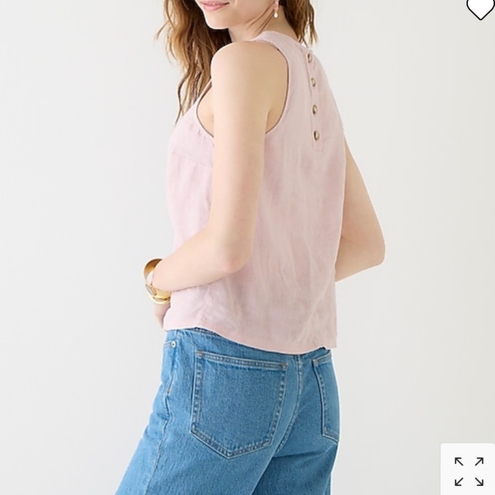 NEW JCREW Carousel Button-back linen tank top
Item BJ170 - Picture 3 of 4